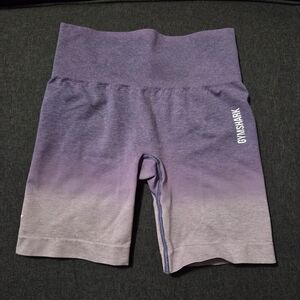 Gymshark Wonen's Lavender to Violet Gradient Shorts